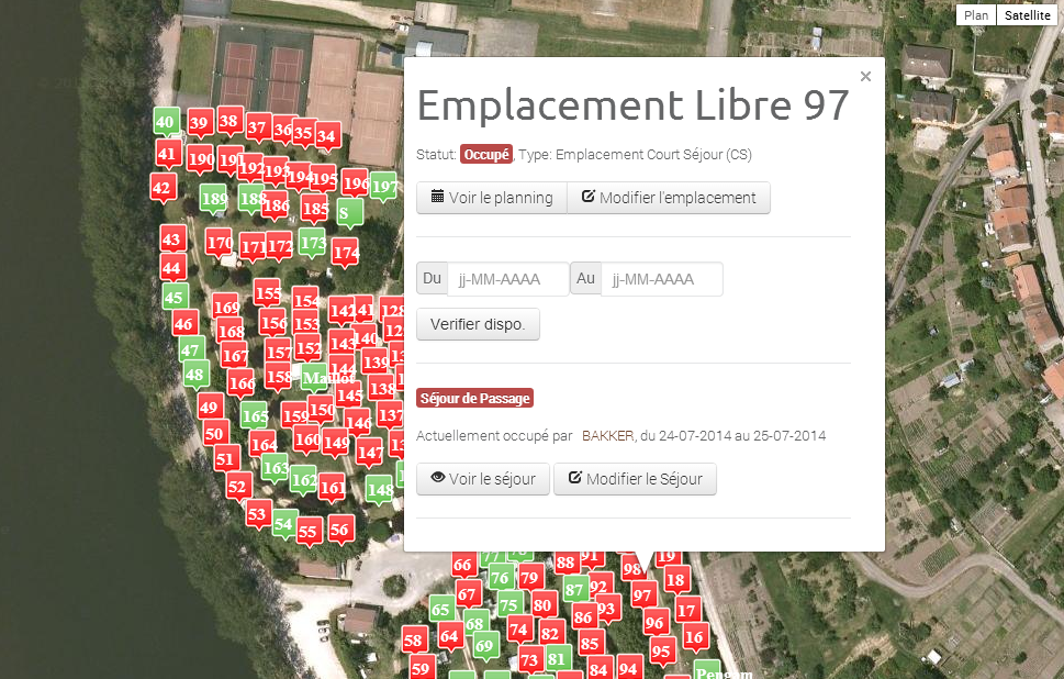 HippoCamp: plan interactif